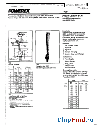 Datasheet T7002030 производства Powerex